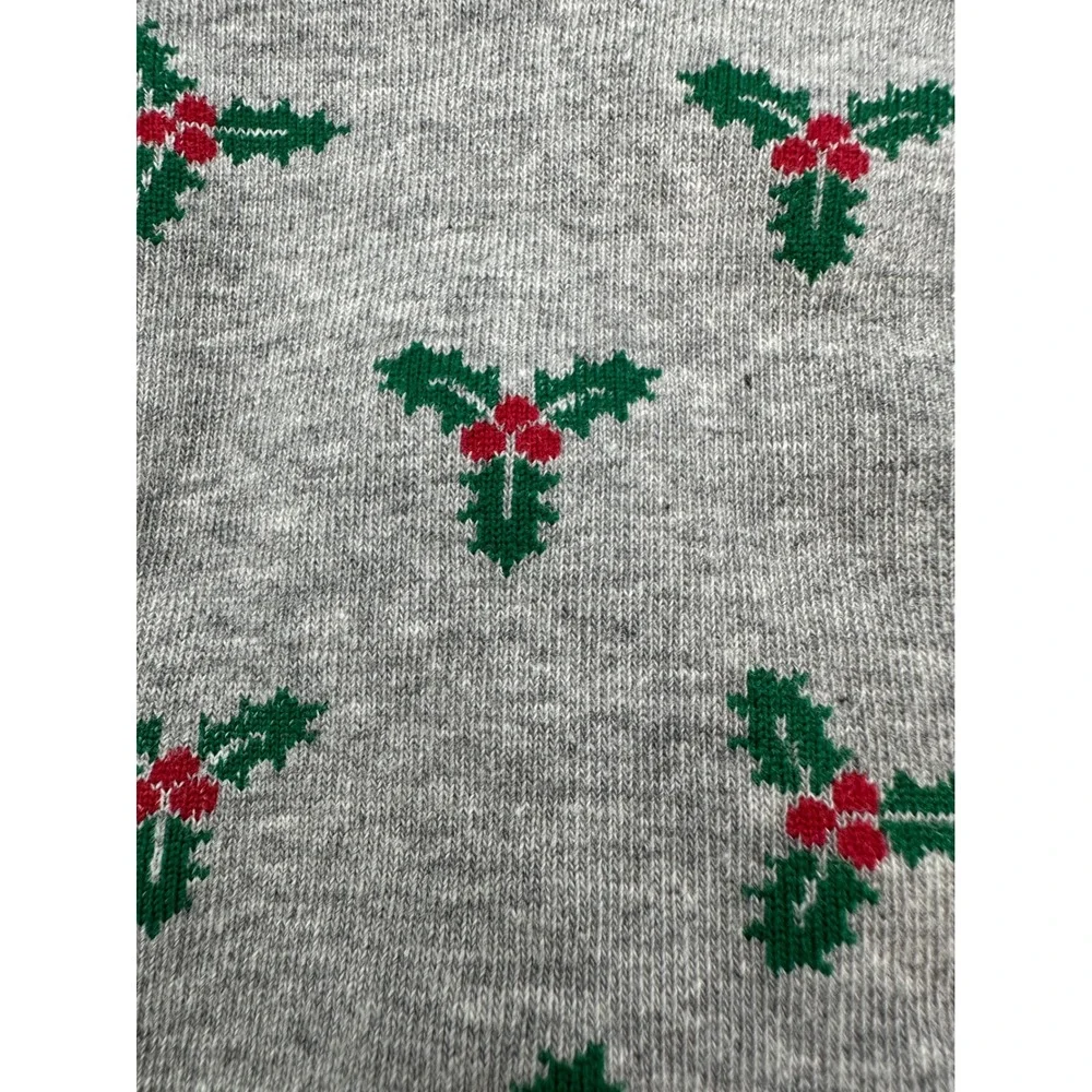 J.Crew Christmas Holiday Dress Socks 2-Pack NWT Holly Gingerbread House Gray Red